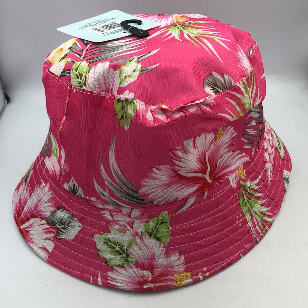 Ladies Floral Pink Cap